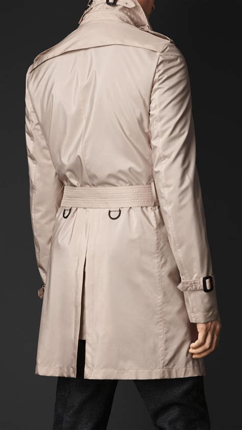 burberry silk trench coat mens